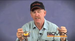 Haines Hunter MD John Haber displays a 760 prototype hull.